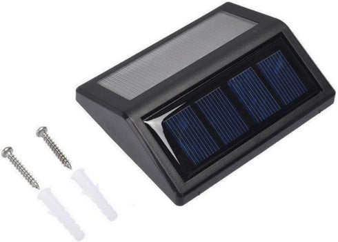 anso Waterproof Solar Garden Wall Lamp - LED Light Control (White)