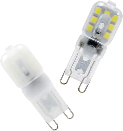 GSYFDZSWZX Bulbs G9 Bulb 220V 2W Fengyan Home MINI Led AC Transparent/Milky White Chandelier Spotlight Lamparas Led