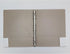 Plastic Round Ring Binders, PVC Binder Covers, Loose Leaf Binder Protector, Refillable Notebook (B5, Coffee)