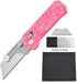 10pcs Office supplies With Blade Folding Utility Knife, Quick Change Box Cutter with Rail Lock, EDC Razor Knife