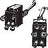 Gardner Bender GSW-123 Electrical Toggle Switch, DPDT, 20 A/125V AC, Screw Terminal, Gray