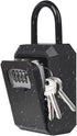 Generic Heavy Metal Outdoor Key Lock Box, Portable Wall Mounted with Removable Steel Shackle, Waterproof 4 Digit Code