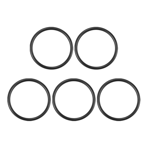 MECCANIXITY Nitrile Rubber O Ring 1.26" OD, 1.06" ID, 0.1" Width, Pack of 5 for Faucet Plumbing Air Gas Repair