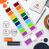 Sticky Tabs for Books, Notebooks & Documents - Annotate, Mark Pages, Eco-Friendly Index Tabs & Page Flags for Organizing - Self Adhesive & Waterproof Note Pads in Transparent Color (1248 Tabs)