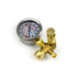 Pressure Gauges Kit, Test Gauge Tool for Nitrogen Gas Charging Hydraulic Breaker Hammer Device, 6MPa Measurement