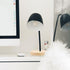 E27 E14 ORFOFE Solid Wood Round Table Lamp Base with Socket Lightweight Stable Wooden Lamp Base for Led Desk Light