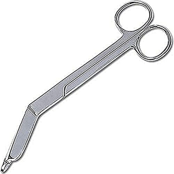 Cramer Bandage Scissors, Stainless Steel, Smooth Cut and Safe Handling, Angled Blade for Athletic Tape and Wraps