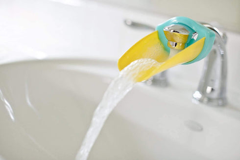 Aqueduck Faucet Extender. Connects to Sink Faucet to Make Washing Hands Fun and