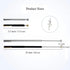 2 Pieces Magnetic Telescoping Pick-Up Tool with Pocket Clip 3 Lb Extendable Magnetic Grabber Reacher Tools 25 Inch Flexible Magnet Retrieval Stick Gadget Suitable Gifts for Men