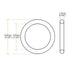 uxcell Fluorine Rubber O-Rings, 8.5mm OD 5.5mm ID 1.5mm Width FKM Seal Gasket for Machinery Plumbing, Green
