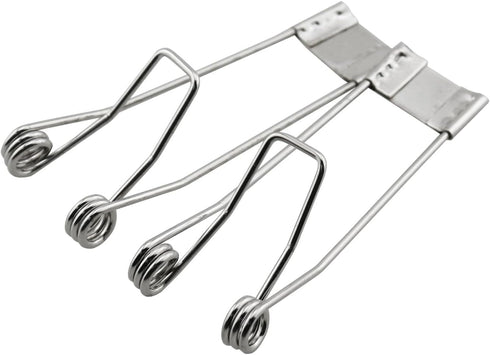 YHXiXi 12PCS 60x22mm Stainless Steel Recessed Lighting Spring Clip Fixed Pendant Light Fixtures for Securing Downlights