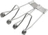 YHXiXi 12PCS 60x22mm Stainless Steel Recessed Lighting Spring Clip Fixed Pendant Light Fixtures for Securing Downlights