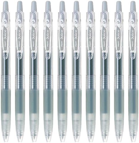 Pilot Juice 0.5mm Gel Ink Ballpoint Pen, Gray Ink, Value Set by Pilot