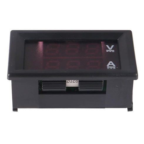 5pcs 0.28" LED Voltmeter Ammeter, Red and Blue Digital Multimeter Display Voltage Current Tester, DC 0-100V