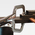 6" Locking C-Clamp, Max Clamping Capacity: 2 , Vinyl Coated Quick Release Handle