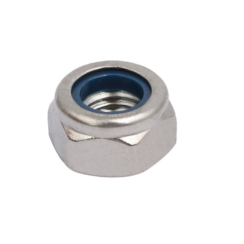 uxcell 4pcs M8 1.25mm 304 x Pitch Metric Thread Stainless Steel Left Hand Lock Nuts