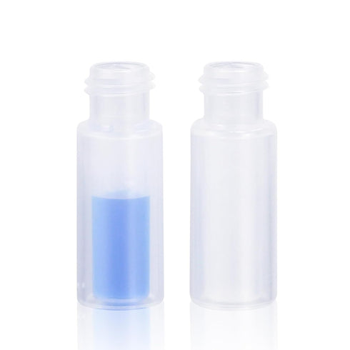 Polypropylene 0.7 ml Short Thread Micro-Vial, 32 x 11.6 mm, Transparent, 100 pcs/pk