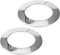 Wall Split Flange, Stainless Steel Round Escutcheon Plate for 3.58"/91mm Diameter Pipe, Pack of 2