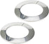 Wall Split Flange, Stainless Steel Round Escutcheon Plate for 3.58"/91mm Diameter Pipe, Pack of 2