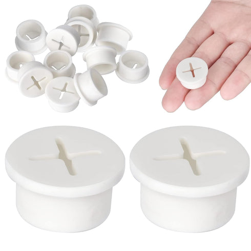 12 Pcs Cable Cord Grommet, 1" Wire Hole Cover for Cable Management, Desk Grommet for Office, Home.