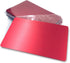 Metal Business Cards Anodized Aluminum Plaque Plate, 86X54X0.8mm (Red, Blank, 10PCS)