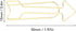 BigKing Large Gold Paper Clips, 100Pcs Metal Arrow Flower Design, Cute Innovative Clips, Prevent Rust Electroplating