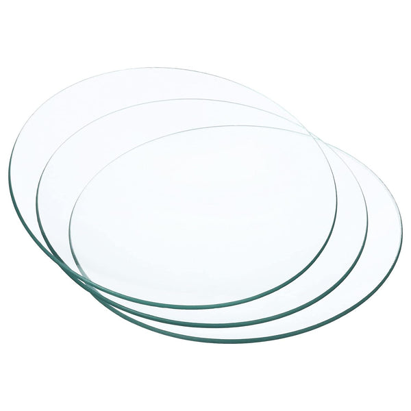 PATIKIL 120 mm Diameter Watch Glass, 3 Packs Beaker Cover with Smooth Edges for Laboratory Use