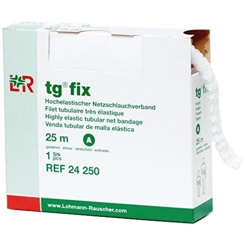 Lohmann & Rauscher tg Fix Net Tubular Bandage, Elastic Net Wound Dressing, Bandage Retainer for Fingers, Size A (17.5cm