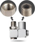 4Pcs Air Tool Swivel Fitting, 1/4 Inch NPT Industrial Swivel 360 Degree Air Hose Connector, Portable Air Tool Adapter