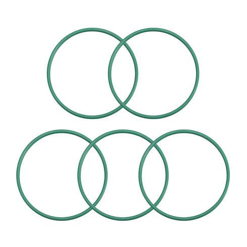 uxcell Fluorine Rubber O-Rings, Green, Pack of 5, 38mm OD, 35mm ID, 1.5mm Width FKM Seal Gasket