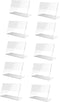 Marketing Holders 10 Pack Table Tent 3.5" x 2" Sign Holder - Horizontal Deli Ice Cream Shop Pricing