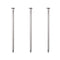 Nickel Plated 4 Inch Hanging Nails - 25pcs, Ideal for Wall & Wood, Long Nails for Various Projects