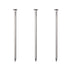 Nickel Plated 4 Inch Hanging Nails - 25pcs, Ideal for Wall & Wood, Long Nails for Various Projects