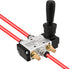 Pneumatic Hand Pull Mechanical Valve 4H210-08, 2 Position 5 Way PT1/4" Manual Control with Fittings and Muffler