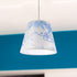 Vintage-Style Small Pleated Blue Fabric Lamp Shade for Table & Floor Lamps