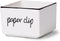 ONTUBE Farmhouse Paper Clip Holders, Dispenser Organizer for Desk, 3-Inch White