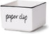 ONTUBE Farmhouse Paper Clip Holders, Dispenser Organizer for Desk, 3-Inch White
