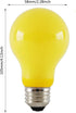 6 Packs 3W A60 LED Bug Light Bulbs Yellow LED Bulbs E26 Outdoor Bug Light Bulb 25W Equivalent 2000K Amber Glow Bug Light Bulb Night Light for Bedroom Garden Patio Porch Backyard Hallway by Qixivcom