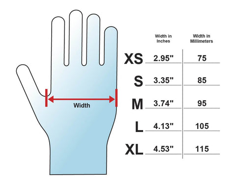 Night Angel 4 mil Nitrile Powder Free Exam Gloves Adenna (Black, Medium) Box of 100