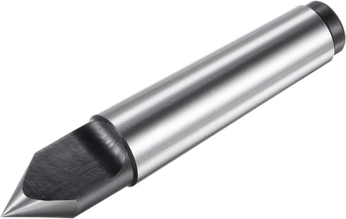 uxcell MT3 Half Notched Lathe Dead Center - Morse Taper 3MT Steel Tool for Woodworking Woodturning