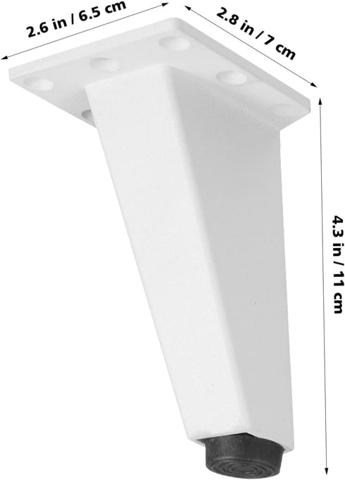 LIFKOME 4pcs Cabinet Feet for Bathroom Tv Stand Sofa Support -Skid High Load Capacity Easy Installation for Furniture