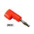 Qingdinu 40 4MM Pcs Multi - Color Stackable Banana Plug Terminal Binding Post Electrical DIY Components(Red)