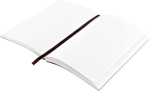 moonster A5 Blank Journal Notebook Refill, 320 Pages, Unlined Notepad for Refillable Leather Journal, 8.25 x 5.8 Inch