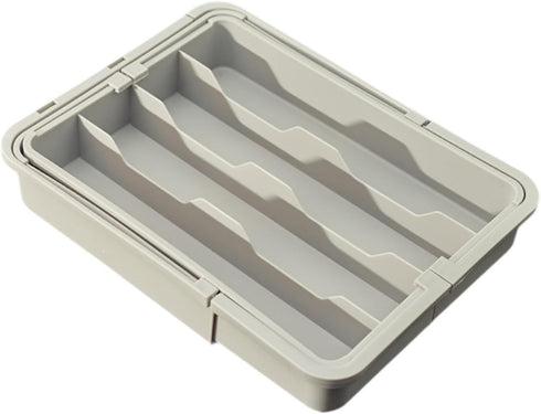 Silverware Drawer Organizer Utensil Organizer Expandable Space Saving Cutlery Tray Silverware Organizer for Office