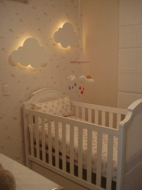 Personalized Cloud Wall Lamp for Nursery - Remote Controlled