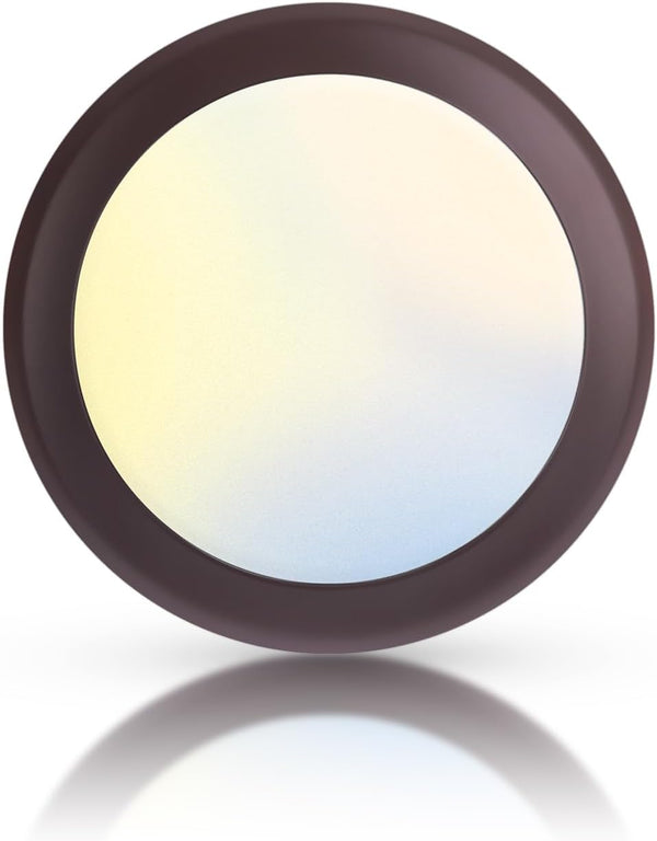 ECOELER 6Inch Bronze LED Ceiling Disk Light, Dimmable Retrofit Surface Mount Ceiling
