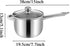 Generic 5 Stainless Deep Fryer Pot, Long Handle Frying Cookware, Quart Basket with Lid for Easy Draining, Sturdy Frying