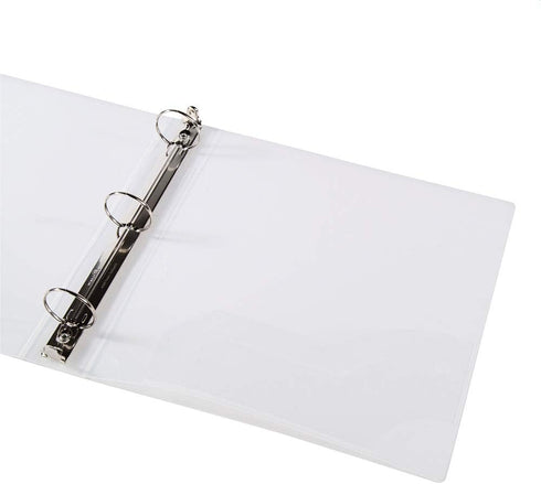 Filexec Products 1.5-Inch 3 Ring Binder, Clear, Pack of 2 (50298-64233) by filexec