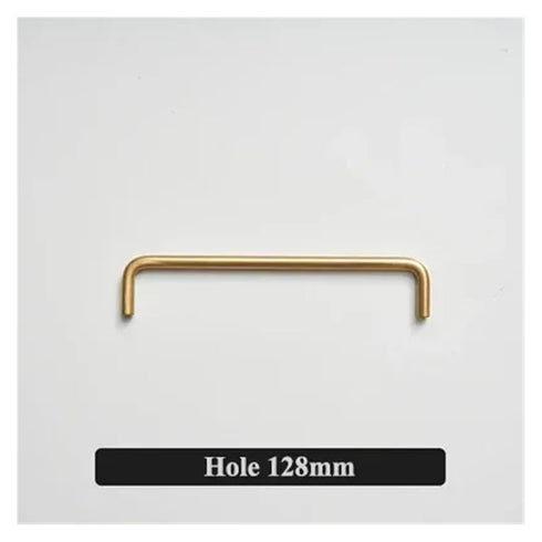 Generic 2.52"-15.74" Cabinet(C-3252-128) Minimalism Gold Long Furniture Handles Wardrobe Kitchen Cupboard Cloakroom