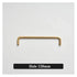 Generic 2.52"-15.74" Cabinet(C-3252-128) Minimalism Gold Long Furniture Handles Wardrobe Kitchen Cupboard Cloakroom